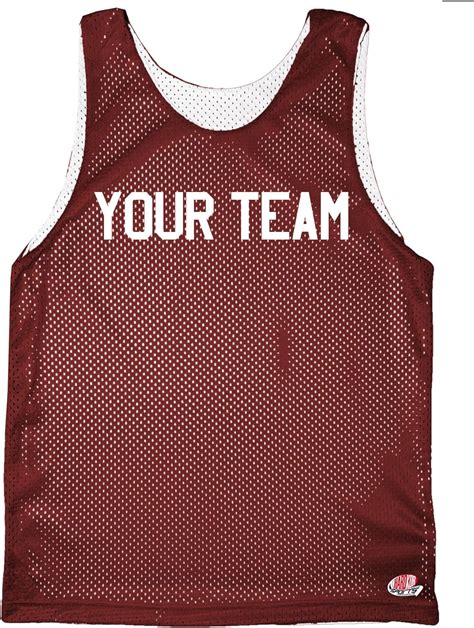 Maroon Reversible Custom Basketball Jersey With Names