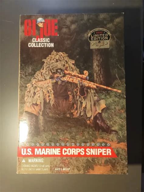 Gi Joe Classic Collection Us Marine Corps Sniper Action Figure 1997