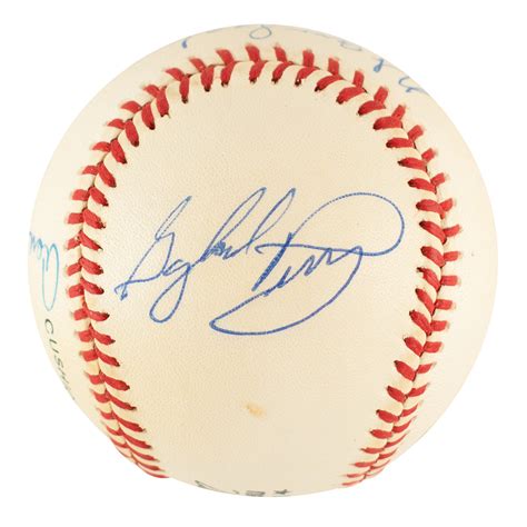 Baseball Hall Of Fame Pitchers 6 Signed Baseball Rr Auction