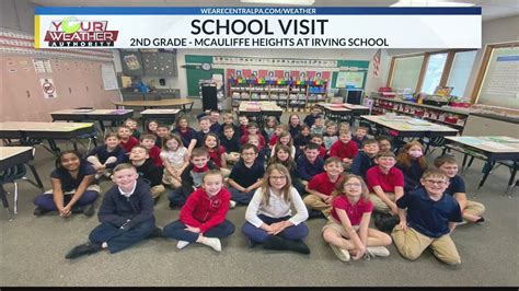 School Visit Mcauliffe Heights At Irving Elementary School Youtube