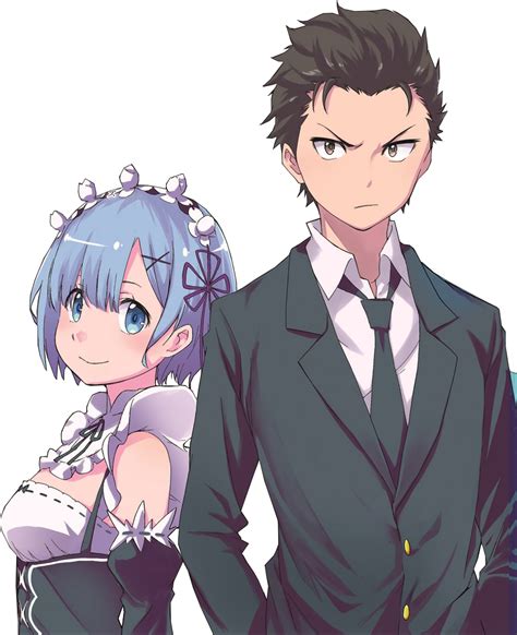 Subaru And Rem Rezero ‒starting Life In Another World‒ Anime