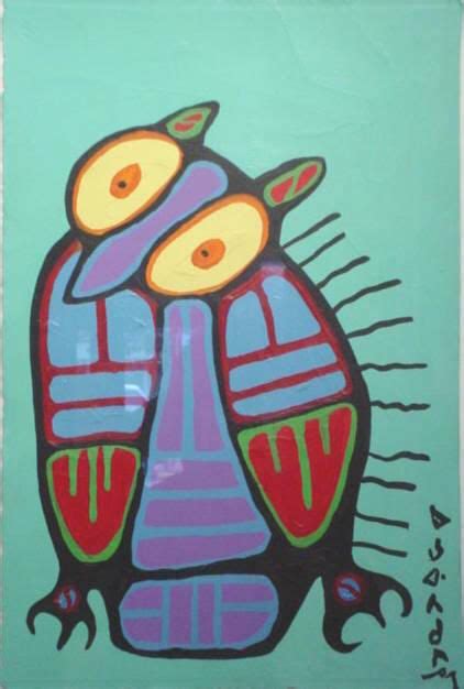 Norval Morrisseau Represented By Steffich Fine Art On Salt Spring