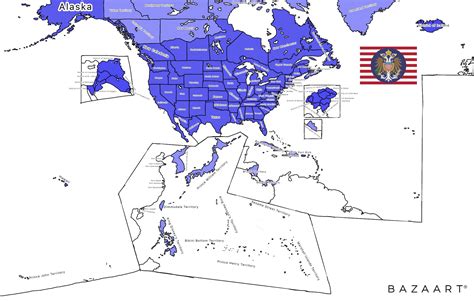 My Version Of The American Empire Complete With Anglicized Names For States And Territories R