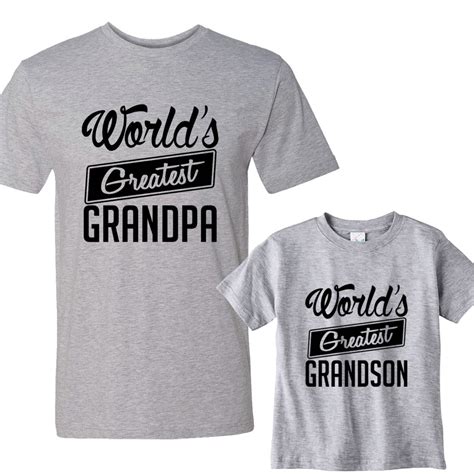 Worlds Greatest Grandpa Worlds Greatest Grandson Etsy