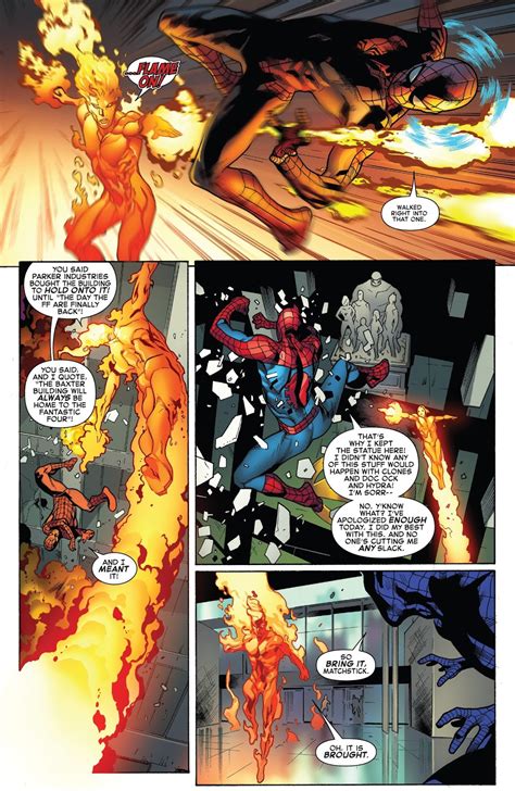Spider Man Vs The Human Torch Comicnewbies