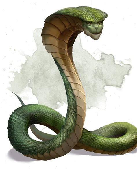 Fantasy Creatures Mythical Creatures Giant Snake Dnd Monsters