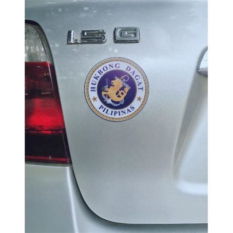 【in Stock】 Hukbong Dagat Magnetic Logo Sticker For Car Philippine