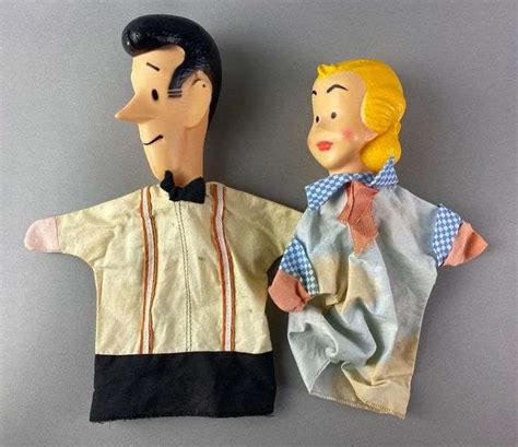 Group Of 2 Dennis The Menace Hand Puppets Matthew Bullock Auctioneers