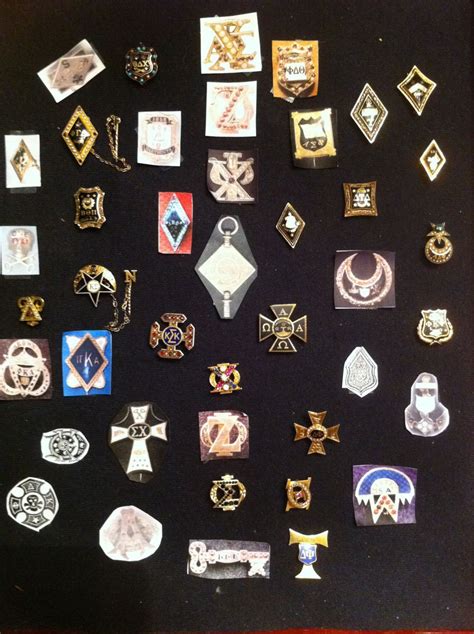 1879 Bairds Sorority Pins Alpha Fraternity Badge