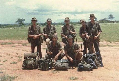 With Their Kit And Fal Battle Rifles Operators Of The Rhodesian C