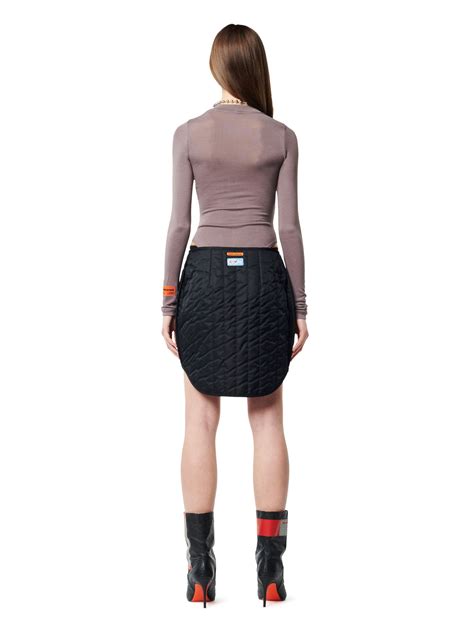 Ex Ray Quilted Short Skirt Heron Preston® Official Site