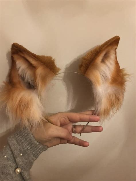 Wunderende Fuchsohren Etsy Wolf Ears And Tail Fox Ears Cosplay Diy