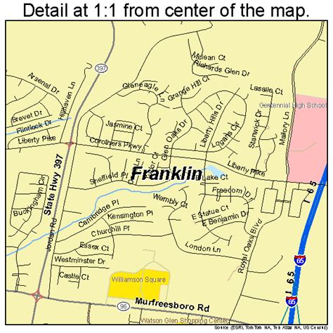 Franklin Tennessee Street Map 4727740