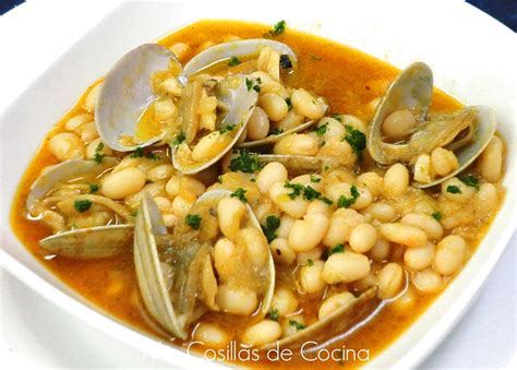 Página oficial del consejo ensalada de #alubias blancas y chipirones. Judías blancas con almejas - Mis Cosillas de Cocina