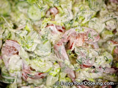 Lettuce Tomato And Cucumber Salad Recipe My Homemade Food Recipes