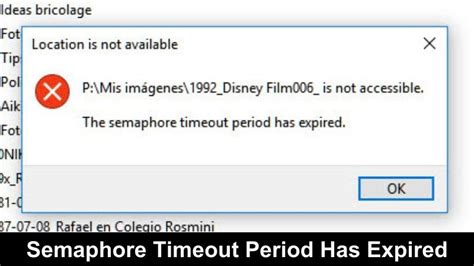 The Semaphore Timeout Period Has Expired Electronicshub Usa