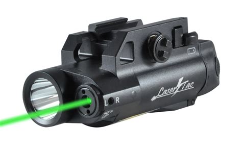 Lasertac Cl7 G Compact Green Laser Sight Tactical Light Combo For