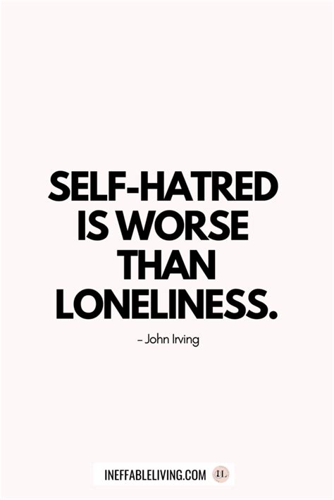 Top 21 Self Hate Quotes