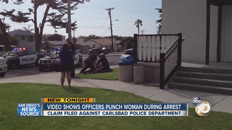 Suit Carlsbad Officers Violently Attacked Woman During Arrest Youtube