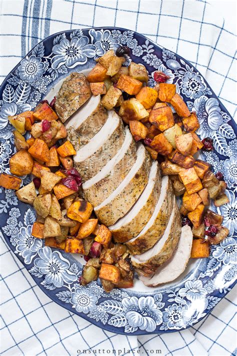 Season as desired and drizzle with a little oil. Easy and quick sheet pan oven roasted pork tenderloin for ...