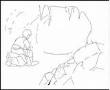 Cave Coloring Scene Template Templates Deviantart Limestone Stats Downloads sketch template