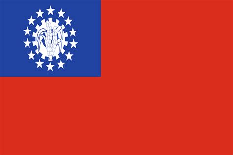 Flagge myanmar, fahne myanmar, hymne myanmar, myanmarische flagge die flagge des von china abhängigen königreiches burma war ursprünglich einfarbig weiß, mit der abbildung eines. Myanmar Flagge - fremdenverkehrsbuero.info