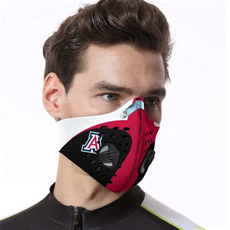 Two layers of soft 95% polyester / 5% spandex fabric with sublimation print on the outside layer. Arizona Wildcats N95 Filter Sheet Face Mask ...