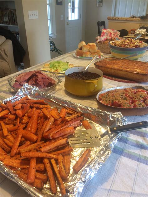 However, traditional easter dishes like ham and desserts are sometimes high in calories and sugar. Easter dinner 2017. | Dinner, Easter dinner, Chicken wings