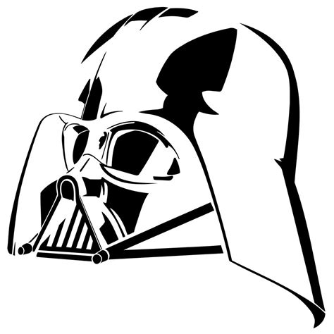 The drawing may be purchased as wall art, home decor, apparel, phone cases, greeting cards, and more. Darth Vader Head Drawing | Free download on ClipArtMag