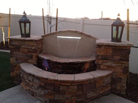 Check spelling or type a new query. firepit with water feature for patios | water feature and ...