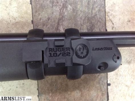 Armslist For Sale Ruger 1022 22 Lr Rifle With Lasermax Laser Sight