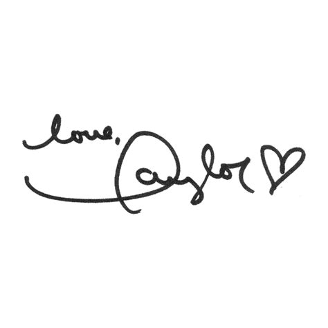 Taylor Swift Signature By Didicerezita On Deviantart