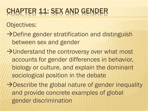 Chapter 11 Sex And Gender Mrs Lewiss Sociology Wiki