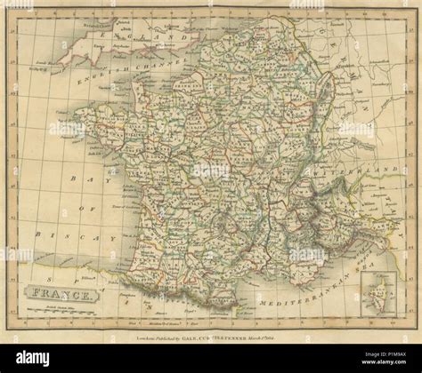 1814 Map Of France Hi Res Stock Photography And Images Alamy
