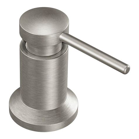 Fill soap liquid or hand washing liquid from top into soap dispenser. MOEN Soap Dispenser in Spot Resist Stainless-3942SRS - The ...