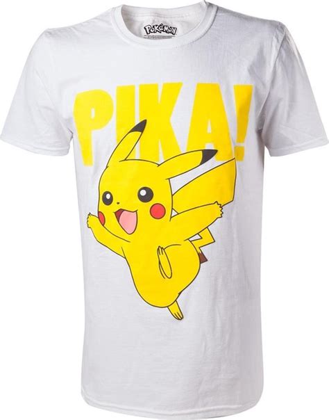 pokemon t shirt pikachu printed crewneck l