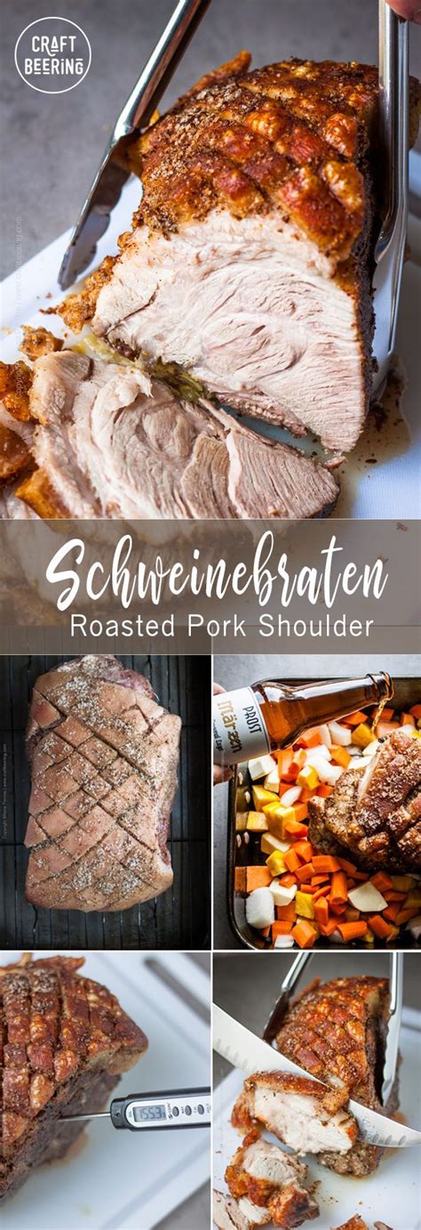 Schweinebraten Tender And Juicy Roasted Pork Shoulder With Crispy