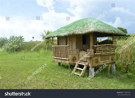 Philippines Bahay Kubo Native House Middle Stock Photo 715689556