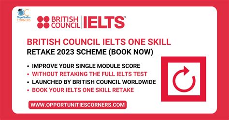 British Council Ielts One Skill Retake 2023 New Scheme