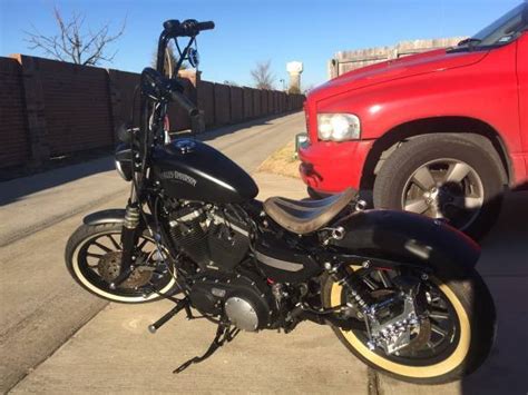 It's also easy to adjust for any road conditions. 2012 Harley Davidson 883 Iron- Solo Seat, Ape Hangers ...