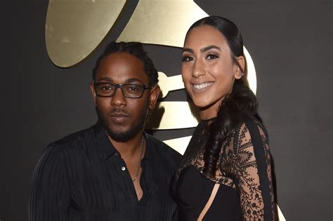meet kendrick lamar s fiancé whitney alford as she poses on his new album cover