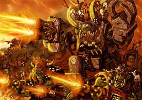 Kolumne Warhammer 40k Fraktionen In A Nutshell Orks Shock2