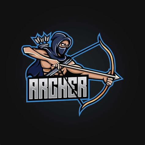 Premium Vector Archer Mascot Esport Logo Design