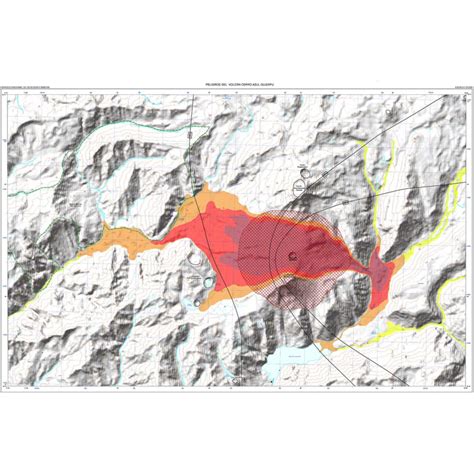 Mapa De Peligros De Los Volcanes Del Alto Biobío Regiones Del Biobío Y