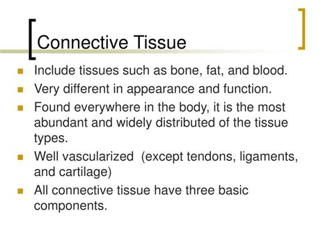 Ppt Connective Tissue Powerpoint Presentation Free Download Id4239408