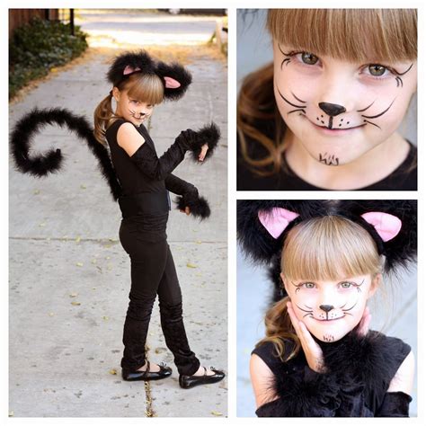 Simple Cat Face Painting Ideas Halloween Makeup For Kids Face Painting