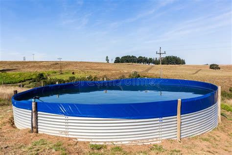 Farm Water Reservoir Tank Stock Photo Image Of Reservoir 116426222