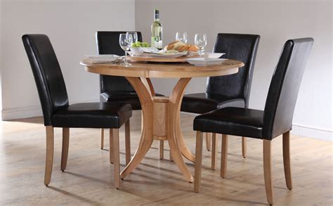 Table and 4 chairs $ 139. Round Dining Table Set for 4 - HomesFeed
