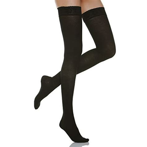 15 20 Mmhg Medium Compression Thigh High Stockings Graduated Compression And Support Hosiery Fine