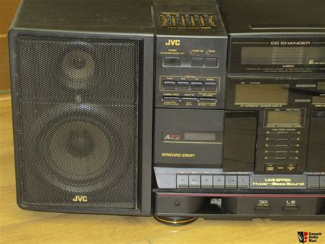 Jvc Pc X1000 Cintage Stereo Portable Boombox Tape Cd Player Needs Work